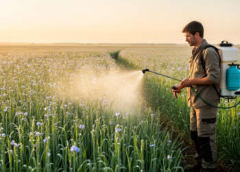 Foliar selenium spray boosts flax yield and seed nutrition, molecular study reveals