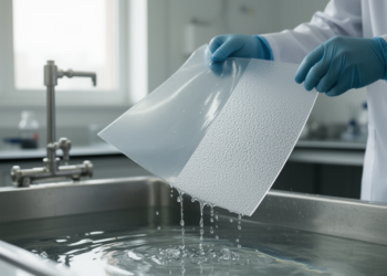 Two-Faced Membrane Made in a Single Step Boosts Desalination Performance
