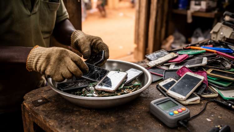 Toxic metals lurk in discarded phone plastics from Nigeria, with nickel breaching safety limits