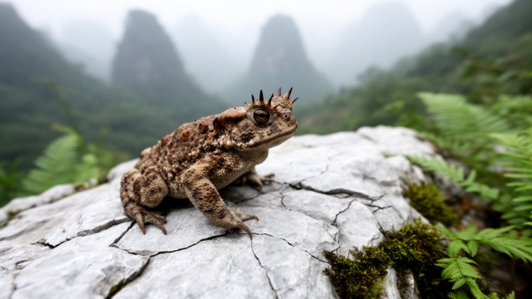 New limestone-loving horned toad species discovered in China's karst hills