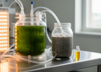 Cafeteria Wastewater Meets Light Stress: Microalga Turns Kitchen Runoff Into Biodiesel While Cleaning It