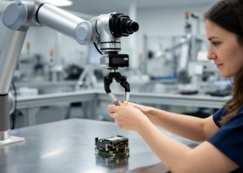 Robot Watches Your Elbows: Vision-Guided Cobots Reshape the Workstation in Real Time