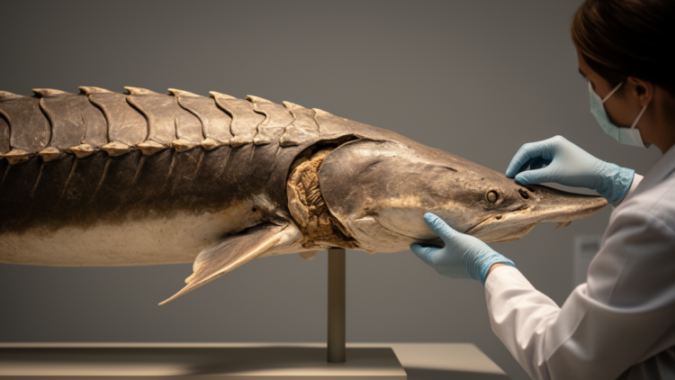 Sturgeon experiments reveal early tetrapods had surprisingly stiff necks