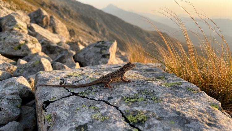 Hidden Heat Maps: Rock Lizards Outsmart the Wind on a Turkish Mountain