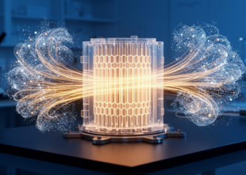 Inline Multi-Physics Coupling Cuts Noise in Monte Carlo Reactor Simulations