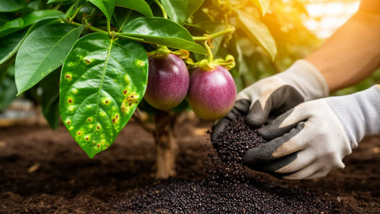 Trichoderma strains suppress bacterial blight in passion fruit by priming plant defenses
