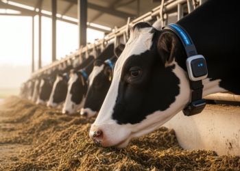 Smart Collars Predict How Much Each Dairy Cow Eats, Opening the Door to Breeding for Feed Efficiency