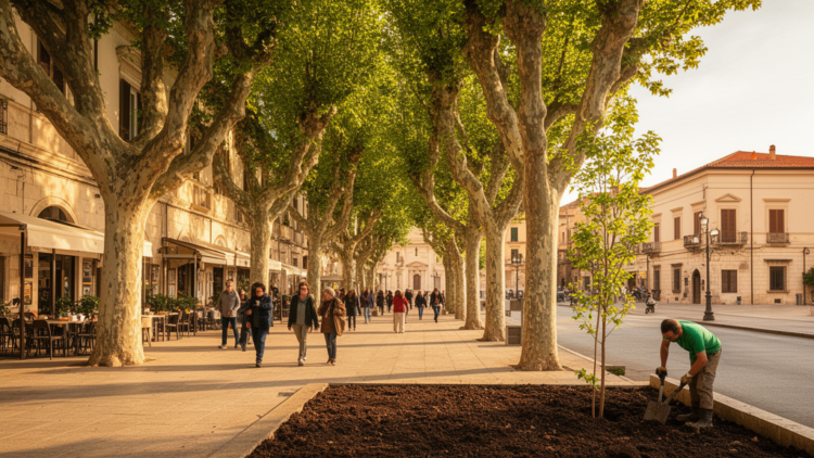 Native Trees Take Over Southern Italy's Cities in a Bold Green Experiment
