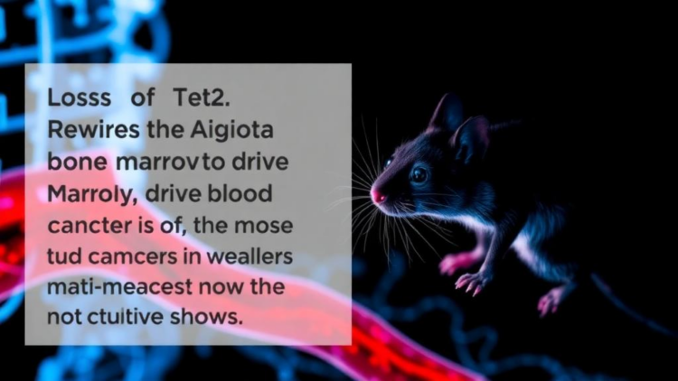 Loss of Tet2 Rewires the Aging Bone Marrow to Drive Blood Cancers, Mouse Study Shows