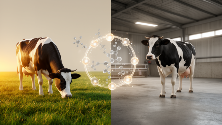 A lipidomic-based biological clock model indicates greater metabolic age in housed dairy cows compared to pasture-based dairy cows