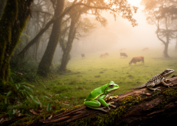 Habitat transformation reshapes diversity and community structure of amphibians and reptiles in the Eastern Andes