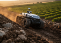 Autonomous farm machines are learning to navigate rugged terrain, but the physics is lagging behind