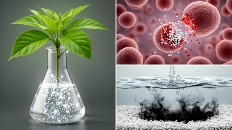 Plant-Made Zinc Oxide Nanoparticles Trigger Cancer Cell Death and Scrub Toxic Dye From Water