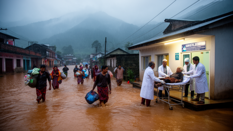Nepal's Deadly Flood Puts Its Always On Health System to the Test