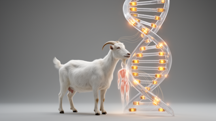 Goat gene study maps DNA switches behind muscle growth and body size
