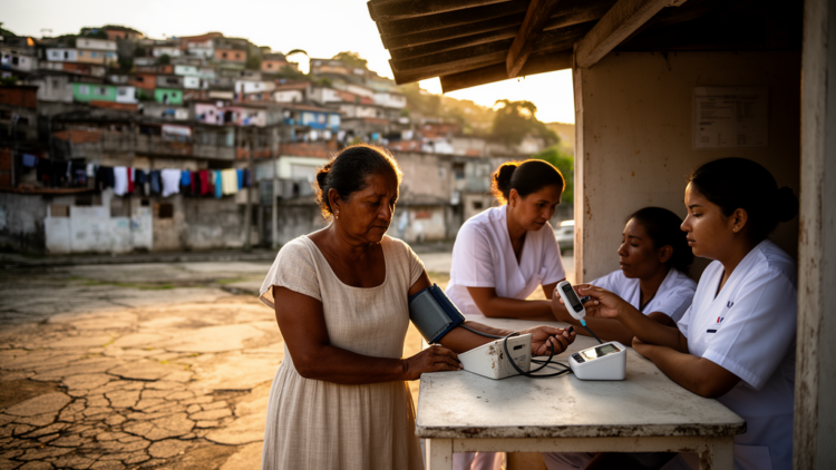 Social Inequalities Drive a Heavy Share of Brazil's Diabetes and Hypertension Burden