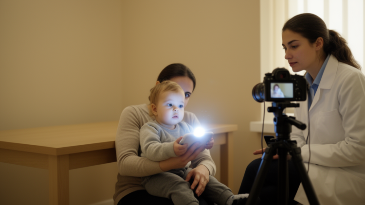 How a Five-Second Flash of Light Could Help Screen Toddlers for Autism
