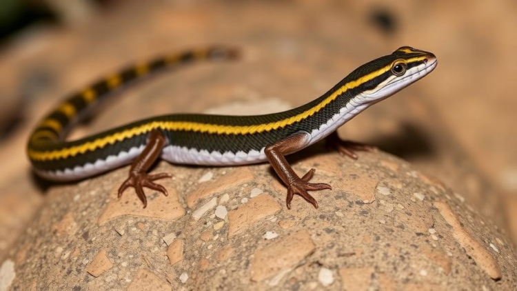 Giant skink discovered in China's mountains rewrites the record books for a genus of tiny lizards