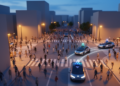 Synthetic city crowds teach autonomous cars the art of predicting pedestrian crossings