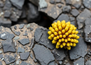 Flexible partnerships help a rare lichen survive toxic rocky islands