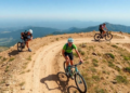 Trail runners and mountain bikers leave surprisingly different marks on a Mediterranean mountain