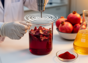 Sound Waves and Sugar-Based Solvents Unlock Pomegranate Peel Polyphenols