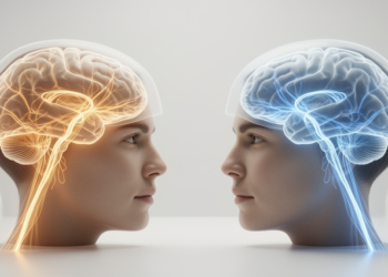 Schizophrenia and Autism Read Faces Differently: Opposite Brain Signatures Behind a Shared Impairment