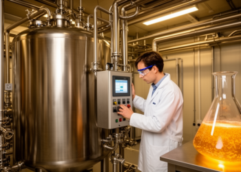 Engineered E. coli Strains Keep Plasmids Without Antibiotics, Scaling to 10,000 Liters