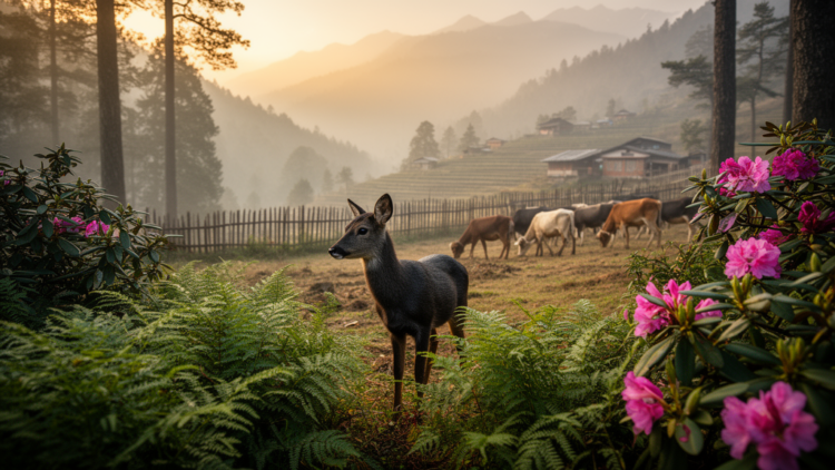 Hidden Parasite Threat Links Endangered Himalayan Musk Deer and Livestock in Nepal