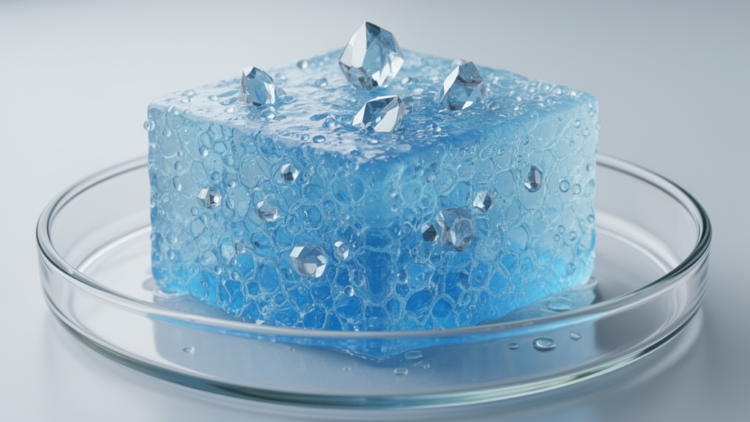 Hydrogel-confined environment for aqueous-compatible perovskite crystallization