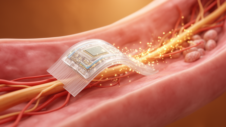 Biodegradable Nanogenerators Turn the Body's Own Motion Into Nerve Repair