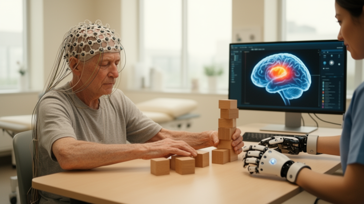 Comparative efficacy of brain-computer interface training with different feedback modalities for post-stroke upper-limb motor recovery: a systematic review and network meta-analysis of randomized controlled trials