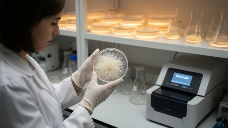 Scientists Decode the Genes That Make Lion's Mane Mushroom Mycelia Grow Fast