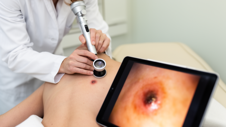 AI Learns to Trust the Right Kind of Skin Photo: Dermoscopy-Dominant Fusion Boosts Lesion Diagnosis