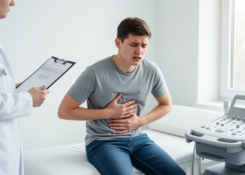 Abdominal Pain Reveals Hidden Heart Failure and Blood Clot in Young Man