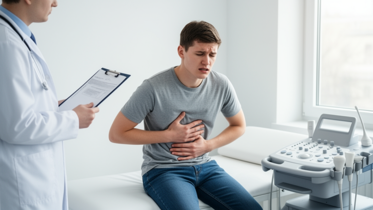 Abdominal Pain Reveals Hidden Heart Failure and Blood Clot in Young Man
