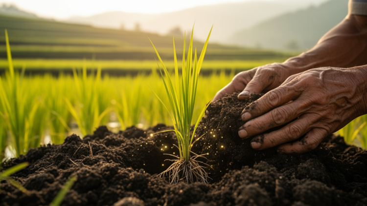 Engineered Soil Microbes Could Rewrite How Rice Feeds the World