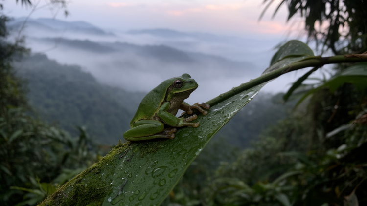 Hidden tree frog species uncovered in China's Damingshan mountains