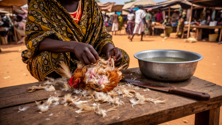 Informal Chicken Slaughter in Southern Mozambique Markets Reveals Alarming Food Safety Gaps