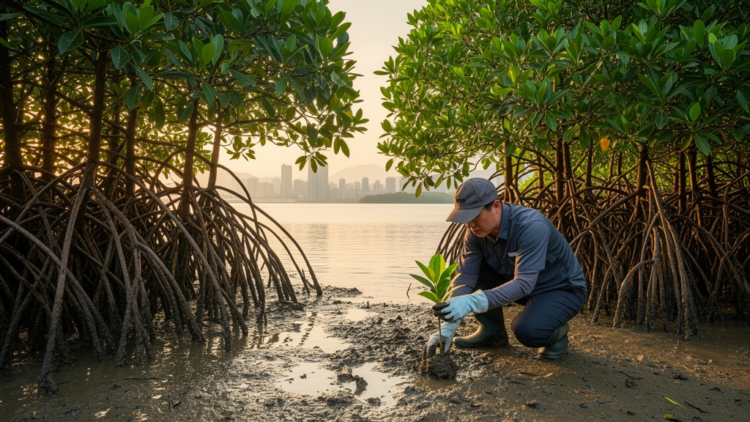 Money Flows Backward: Why Hong Kong's Mangroves Survive on Stewardship, Not Self-Renewal