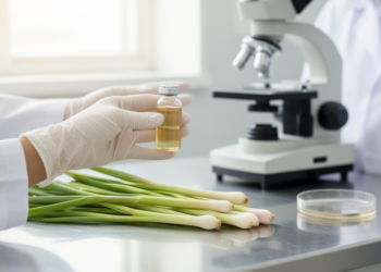Bacteria-Derived Enzyme Turns Lemongrass Compound Into Skin Shield Against Sun Damage