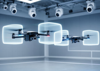 Geometric Keep-Out Zones Teach Autonomous Drones to Dodge Overtaking Collisions