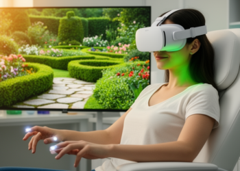 Virtual Reality Reveals How Curated Gardens Calm the Brain While Awakening the Body