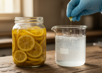 Bacteria from a lemon pickle could soften hard water