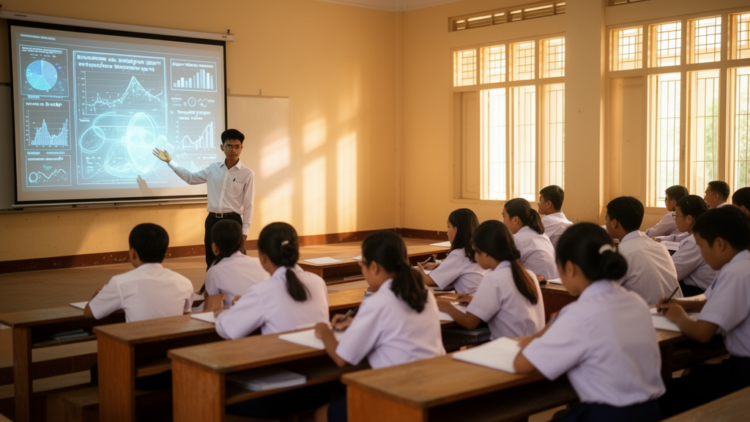 Inside Cambodian lecture halls, AI is quietly rewriting how teaching gets done