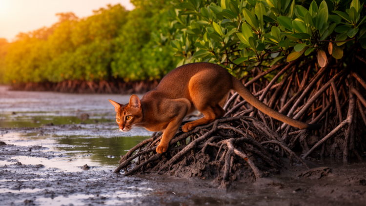 Rare Wetland Cat Reveals Surprising Habitat Secrets in Borneo's Mangroves