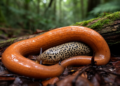 Giant Chilean flatworm caught preying on invasive leopard slug in native forests