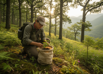 Massive oak forest survey reveals 594 plant species across South Korea's Gangwon mountains