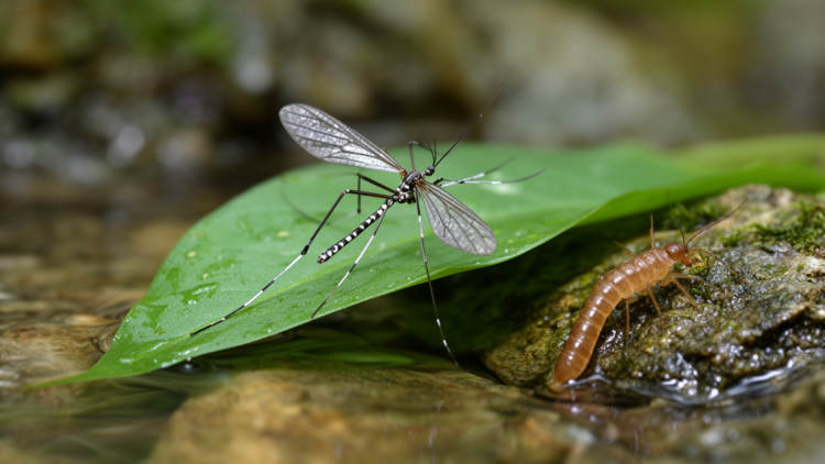 Crane fly with unknown youth: DNA barcodes reveal first larva of Nipponomyia and a new Korean species