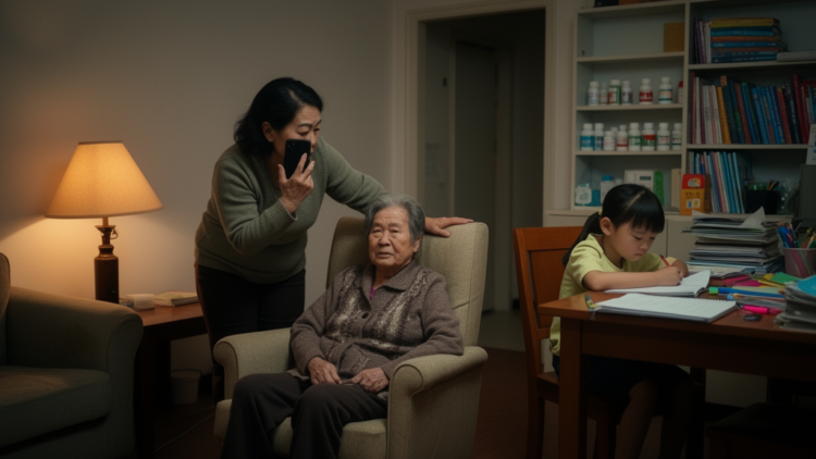 Inside the Squeeze: How China's Sandwich Generation Juggles Eldercare and Childcare
